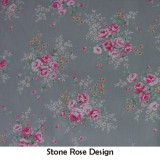 Stone Rose Design Fabric